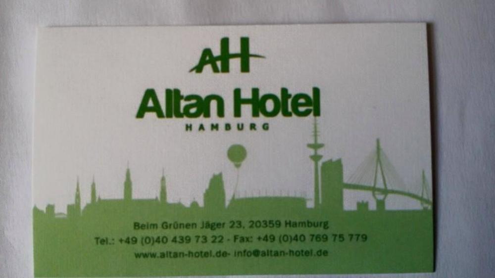 Altan Hotel Hamburg Bagian luar foto